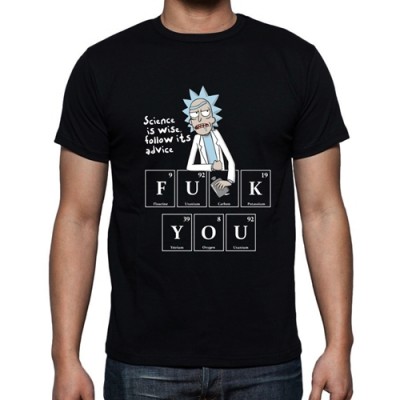 Мъжка тениска Rick and Morty - F**K You 